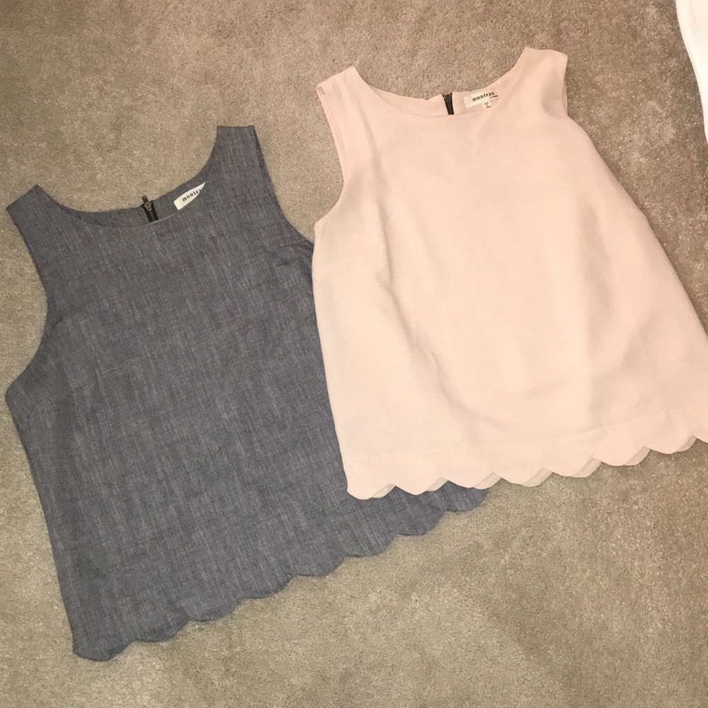 Scalloped tops